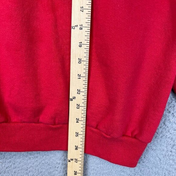 VINTAGE 90's Sailing Boat Pullover Crewneck Embroidered Sweatshirt Size XL women - Picture 8 of 9